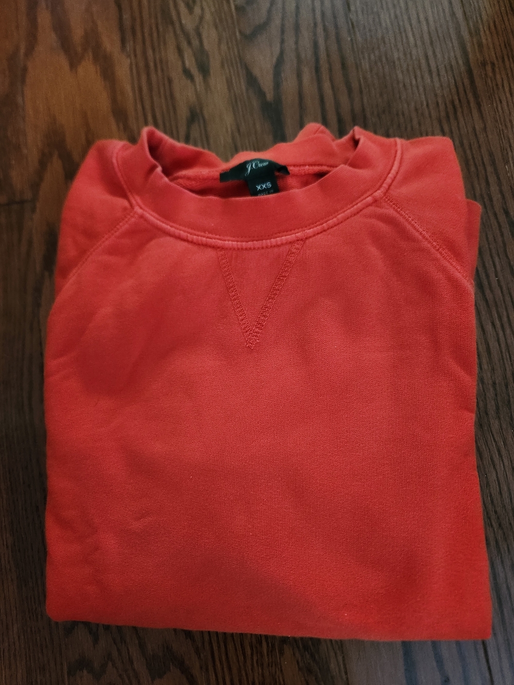 J. Crew Women's Crewneck Sweatshirt in Coral Red